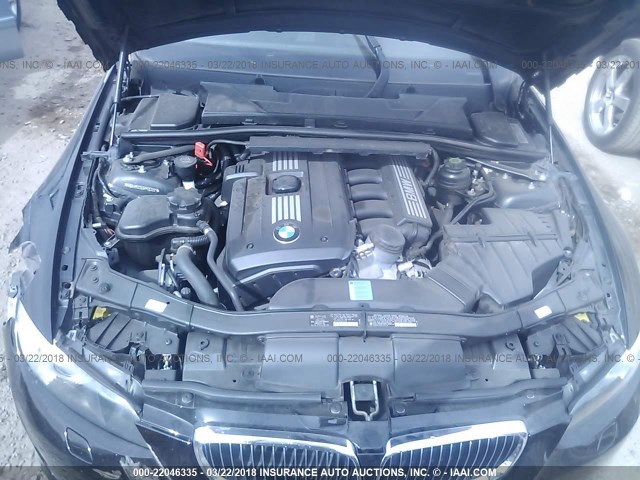 WBAWR3C53AP463281 - 2010 BMW 328 I SULEV BLACK photo 10