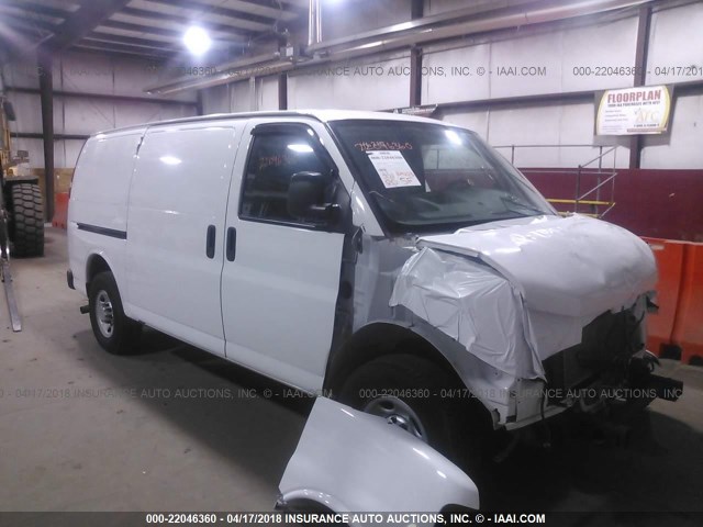 1GCWGFCA5C1199302 - 2012 CHEVROLET EXPRESS G2500  WHITE photo 1