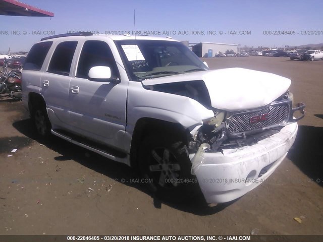 1GKEK63U63J191475 - 2003 GMC YUKON DENALI WHITE photo 1