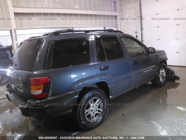 1J4GW48S84C142279 - 2004 JEEP GRAND CHEROKEE LAREDO/COLUMBIA/FREEDOM 蓝色 照片 4
