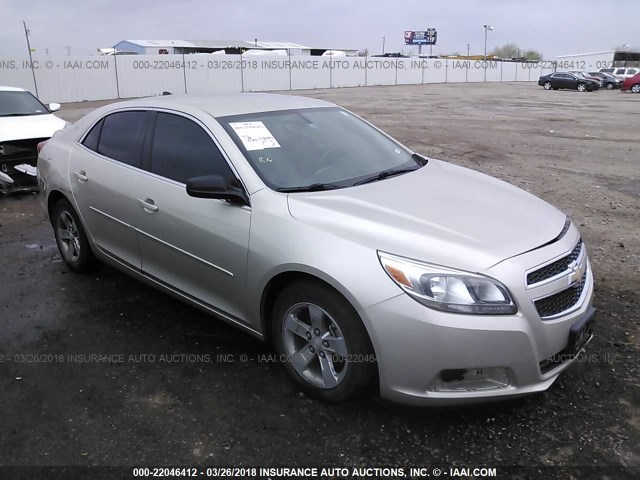 1G11B5SA2DF322393 - 2013 CHEVROLET MALIBU LS ოქროსფერი ფოტო 1