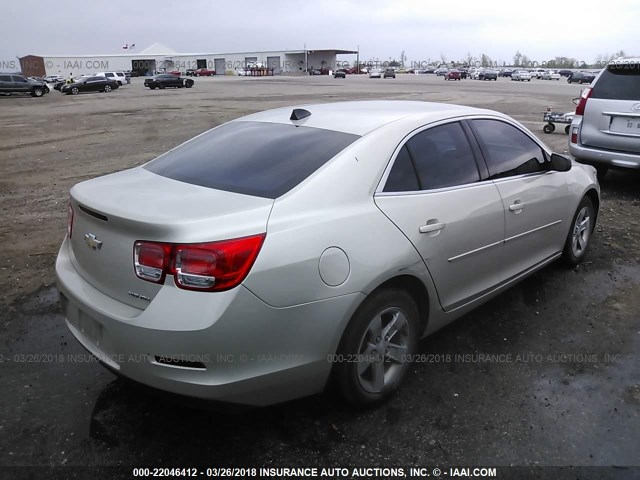 1G11B5SA2DF322393 - 2013 CHEVROLET MALIBU LS ოქროსფერი ფოტო 4