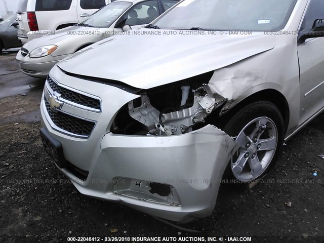 1G11B5SA2DF322393 - 2013 CHEVROLET MALIBU LS ოქროსფერი ფოტო 6