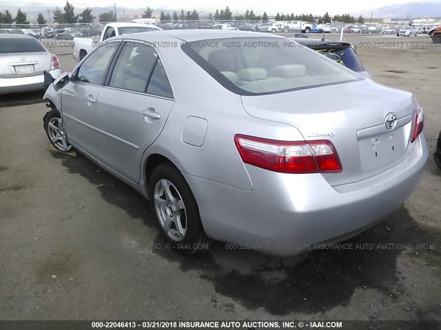 4T1BE46K89U361309 - 2009 TOYOTA CAMRY SE/LE/XLE Серебристый фото 3