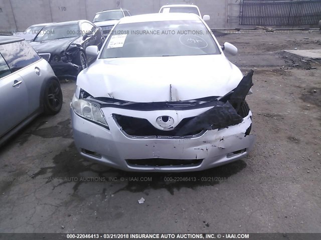 4T1BE46K89U361309 - 2009 TOYOTA CAMRY SE/LE/XLE SILVER photo 6