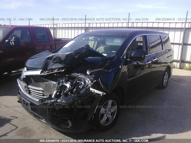 JN8AE2KPXF9126256 - 2015 NISSAN QUEST S/SV/SL/PLATINUM BLACK photo 2