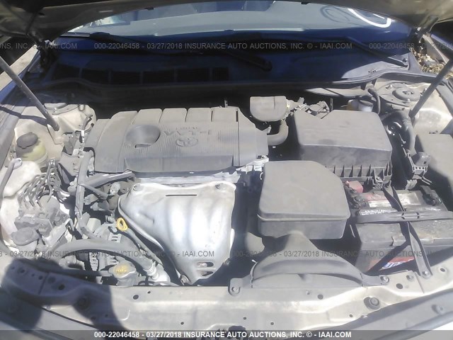 4T1BF3EK2BU738568 - 2011 TOYOTA CAMRY SE/LE/XLE Champagne photo 10