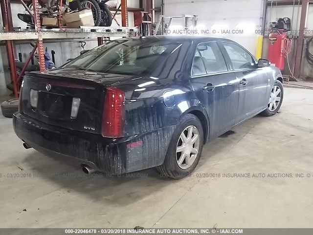 1G6DW677750135735 - 2005 CADILLAC STS BLACK photo 4