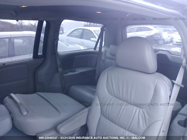 5FNRL38616B447665 - 2006 HONDA ODYSSEY EXL ნაცრისფერი ფოტო 8