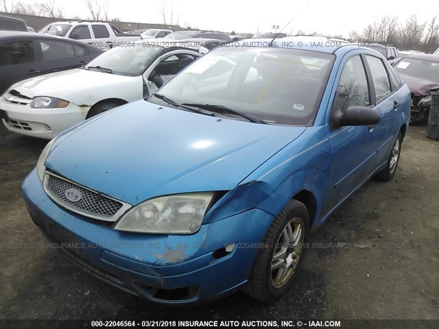 1FAFP34N17W101154 - 2007 FORD FOCUS ZX4/S/SE/SES BLUE photo 6