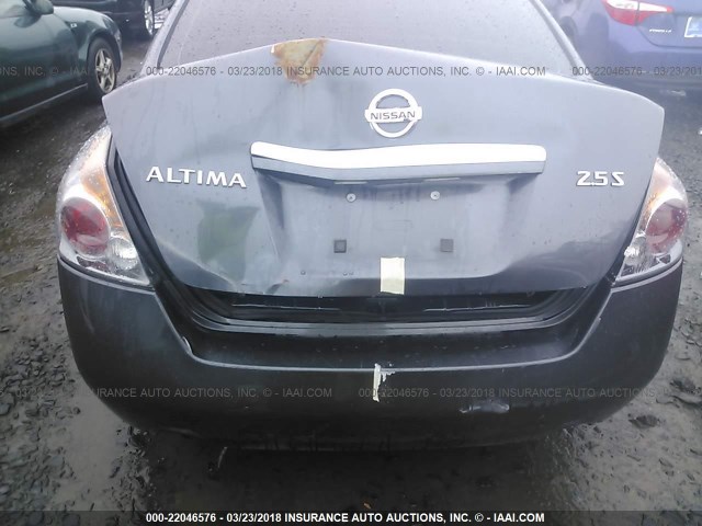 1N4AL21E38C122448 - 2008 NISSAN ALTIMA 2.5/2.5S GRAY photo 6