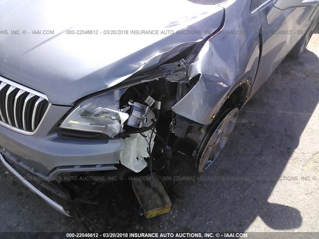 KL4CJBSB6EB740825 - 2014 BUICK ENCORE CONVENIENCE 灰色 照片 6