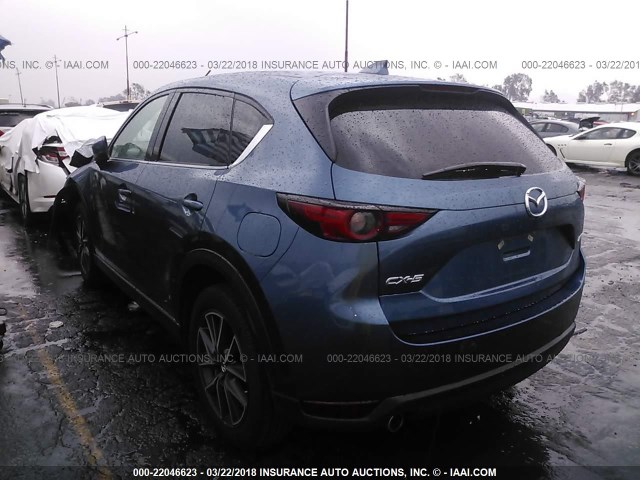 JM3KFADL0H0180908 - 2017 MAZDA CX-5 GRAND TOURING BLUE photo 3