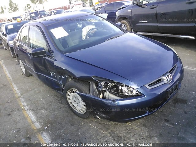 1HGCM55174A138085 - 2004 HONDA ACCORD DX BLUE photo 1