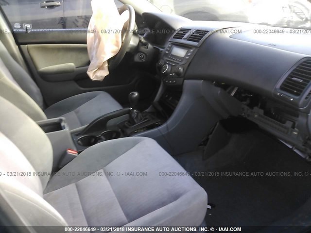 1HGCM55174A138085 - 2004 HONDA ACCORD DX BLUE photo 5