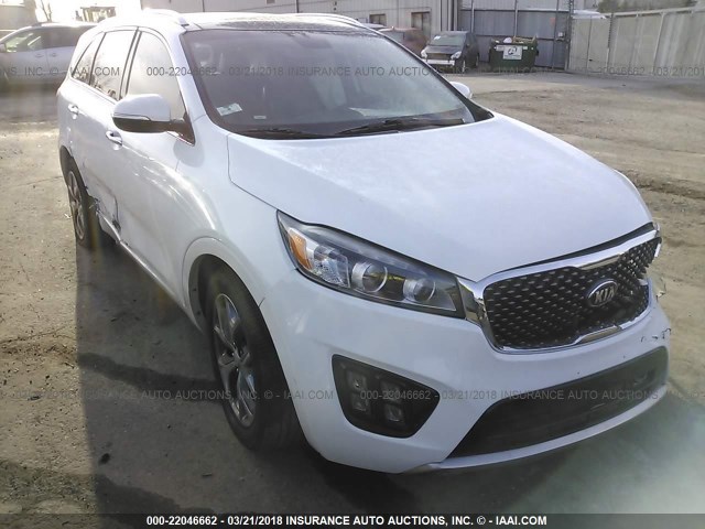 5XYPK4A11GG027333 - 2016 KIA SORENTO SX/SX LIMITED WHITE photo 1