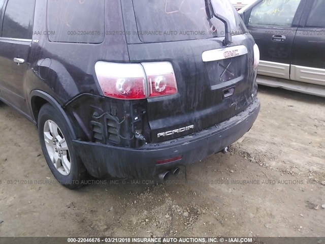 1GKEV23788J133756 - 2008 GMC ACADIA SLT-1 RED photo 6