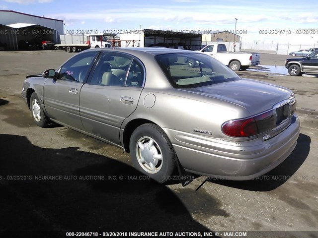 1G4HP54K0YU115303 - 2000 BUICK LESABRE CUSTOM BROWN photo 3