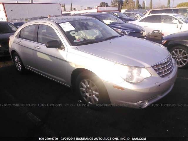 1C3CC4FB8AN211394 - 2010 CHRYSLER SEBRING TOURING SILVER photo 1