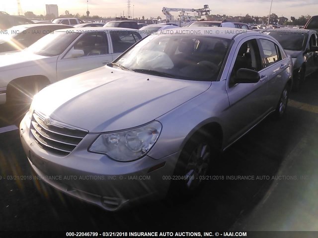 1C3CC4FB8AN211394 - 2010 CHRYSLER SEBRING TOURING SILVER photo 2