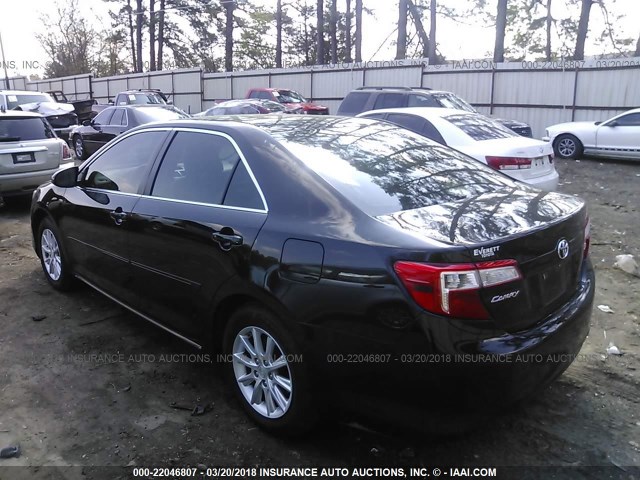 4T4BF1FK2CR255253 - 2012 TOYOTA CAMRY SE/LE/XLE 黑色 照片 3