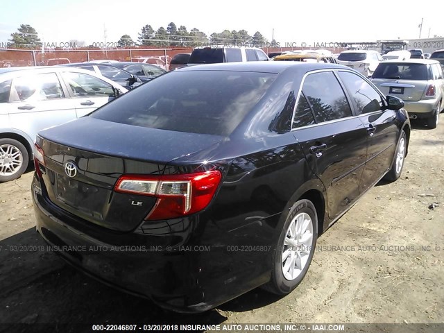 4T4BF1FK2CR255253 - 2012 TOYOTA CAMRY SE/LE/XLE 黑色 照片 4