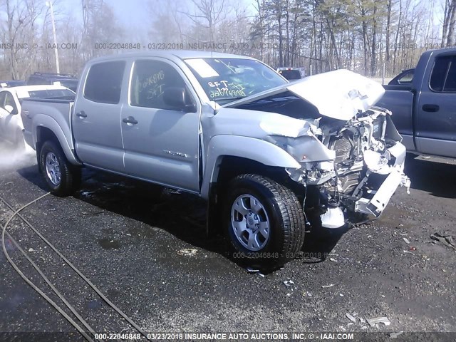 5TEJU4GN2AZ671690 - 2010 TOYOTA TACOMA DOUBLE CAB PRERUNNER GRAY photo 1