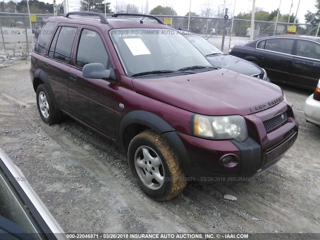 SALNY22224A428993 - 2004 LAND ROVER FREELANDER SE RED photo 1