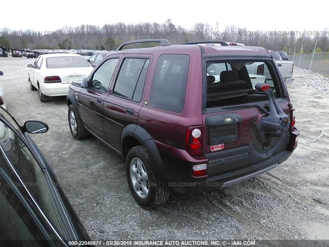 SALNY22224A428993 - 2004 LAND ROVER FREELANDER SE RED photo 3