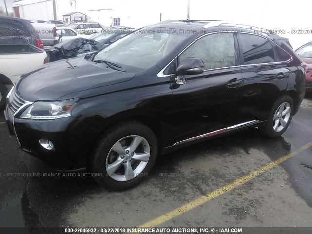 2T2BK1BA3FC294647 - 2015 LEXUS RX 350/BASE/F SPORT BLACK photo 2