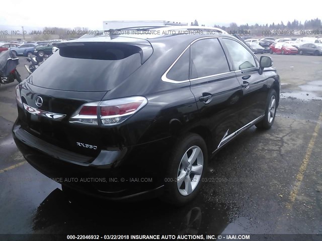 2T2BK1BA3FC294647 - 2015 LEXUS RX 350/BASE/F SPORT BLACK photo 4