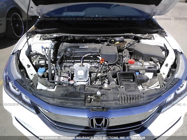 1HGCR2F5XGA206563 - 2016 HONDA ACCORD SPORT 白色 照片 10