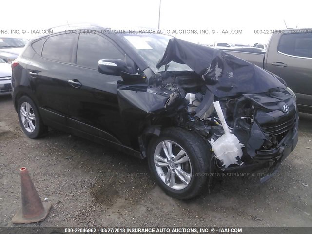 KM8JU3AC6DU672481 - 2013 HYUNDAI TUCSON GLS/LIMITED შავი ფოტო 1