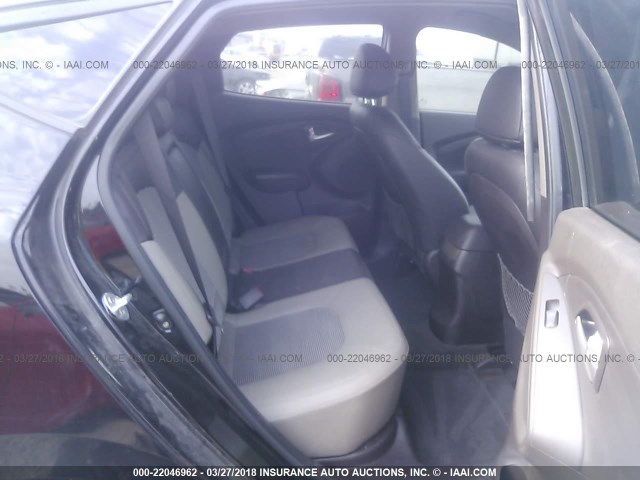 KM8JU3AC6DU672481 - 2013 HYUNDAI TUCSON GLS/LIMITED შავი ფოტო 8