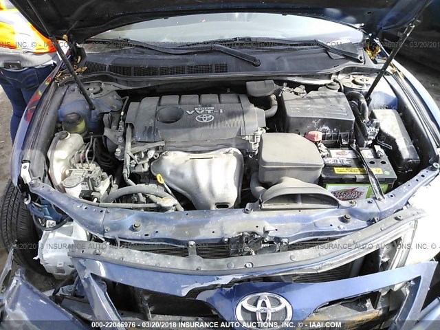 4T1BF3EK4AU551783 - 2010 TOYOTA CAMRY SE/LE/XLE BLUE photo 10