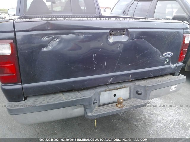 1FTZR44V93PB13483 - 2003 FORD RANGER SUPER CAB BLUE photo 6