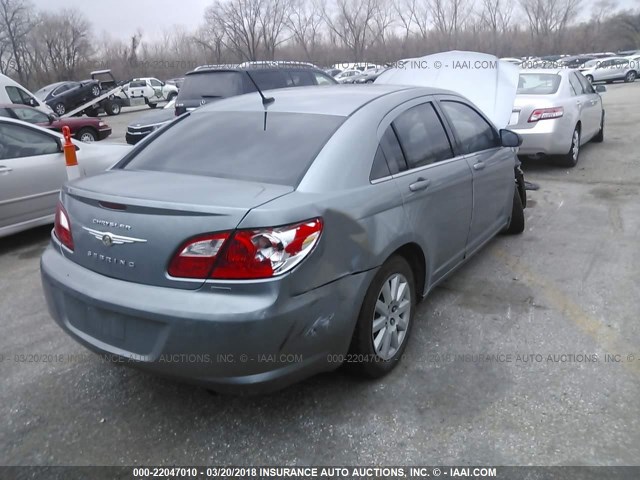 1C3CC4FB9AN143350 - 2010 CHRYSLER SEBRING TOURING GRAY photo 4