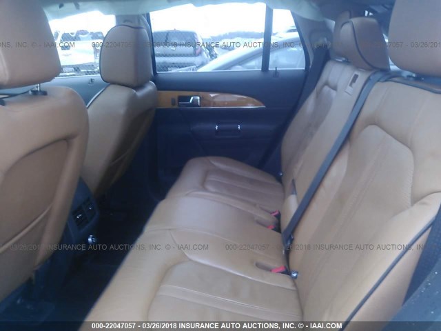 2LMDJ6JK5DBL35938 - 2013 LINCOLN MKX WHITE photo 8