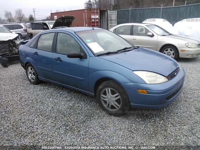 1FAFP3435YW430374 - 2000 FORD FOCUS SE/SE SPORT BLUE photo 1