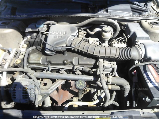 1G1JC524627362958 - 2002 CHEVROLET CAVALIER CNG BEIGE photo 10