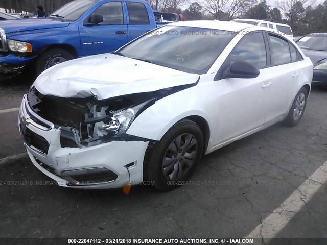 1G1PC5SH0G7151064 - 2016 CHEVROLET CRUZE LIMITED LS WHITE photo 2