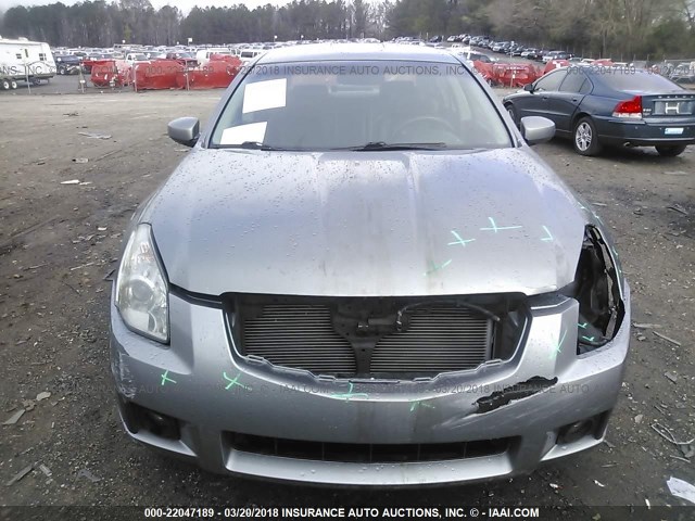 1N4BA41E88C810192 - 2008 NISSAN MAXIMA SE/SL GRAY photo 6