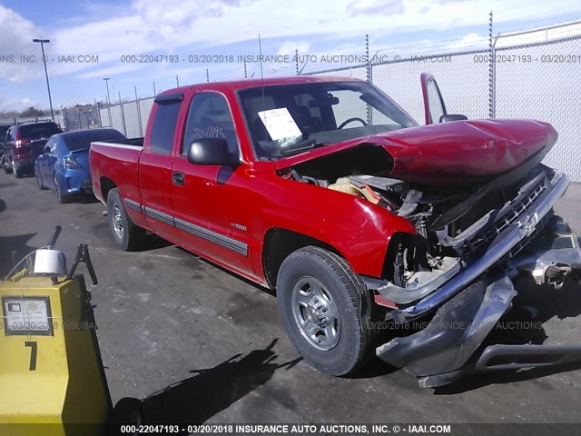 2GCEC19VX21142851 - 2002 CHEVROLET SILVERADO C1500 RED photo 1