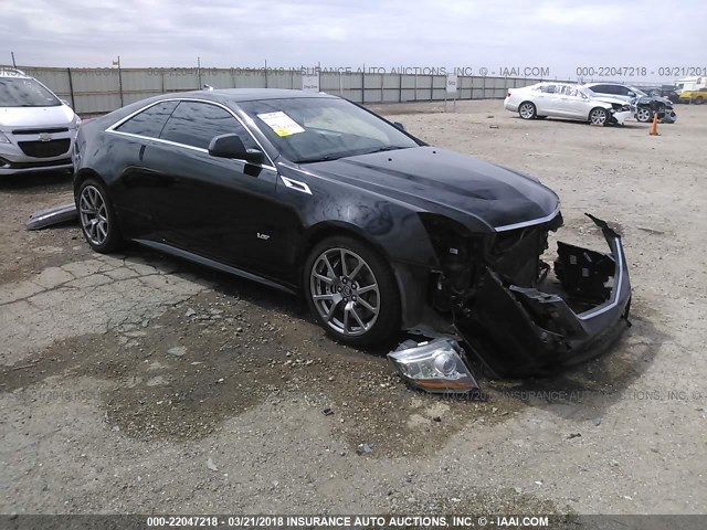 1G6DV1EP7B0162213 - 2011 CADILLAC CTS-V BLACK photo 1