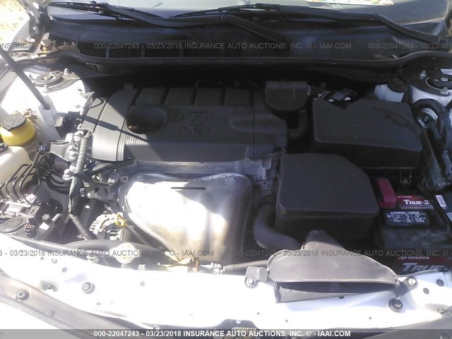 4T1BF3EK9BU618816 - 2011 TOYOTA CAMRY SE/LE/XLE თეთრი ფოტო 10
