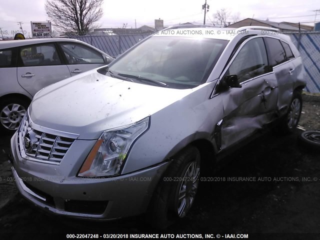 3GYFNBE33ES608454 - 2014 CADILLAC SRX LUXURY COLLECTION SILVER photo 2