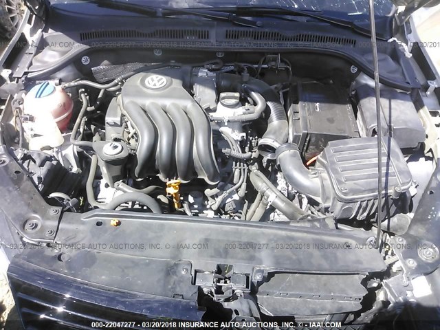 3VW2K7AJXDM240966 - 2013 VOLKSWAGEN JETTA S 棕色 照片 10