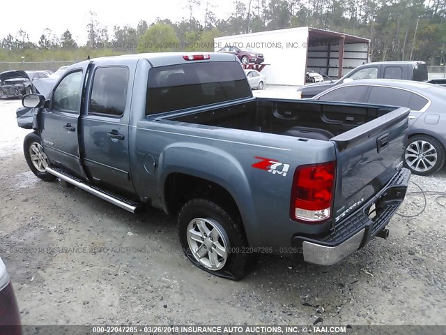 3GTP2VE31BG111812 - 2011 GMC SIERRA K1500 SLE GREEN photo 3