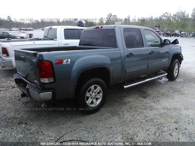 3GTP2VE31BG111812 - 2011 GMC SIERRA K1500 SLE GREEN photo 4