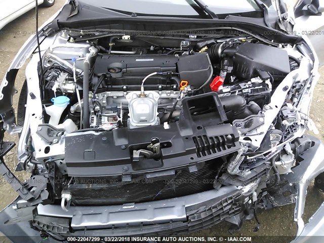 1HGCR2F59GA245435 - 2016 HONDA ACCORD SPORT ვერცხლისფერი ფოტო 10
